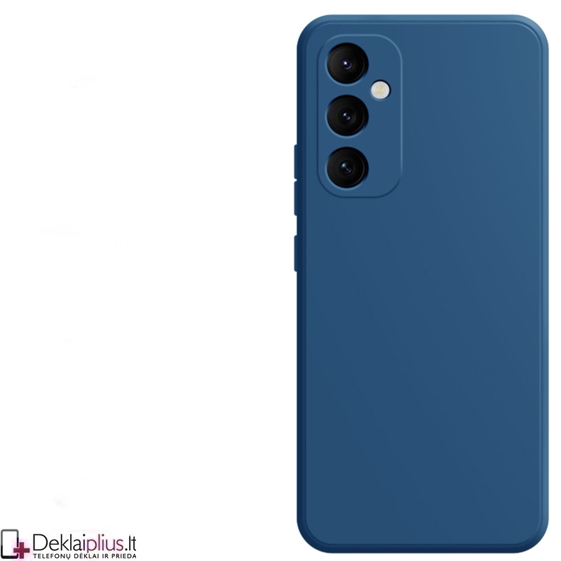 Liquid Air silikoninis mėlynas dėklas - su kameros apsauga (Samsung A55 5G) Liquid Air silikoninis mėlynas dėklas - su kameros apsauga (Samsung A55 5G)